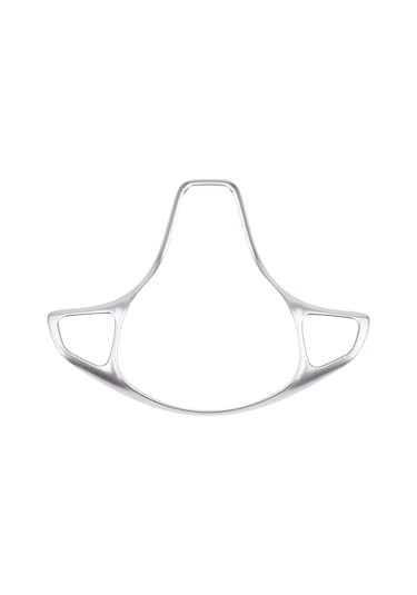 Synodicmonth Mercedes Benz Vito 2017 Gümüş Krom Araç Direksiyon Simidi Düğme Çerçevesi Kaplaması