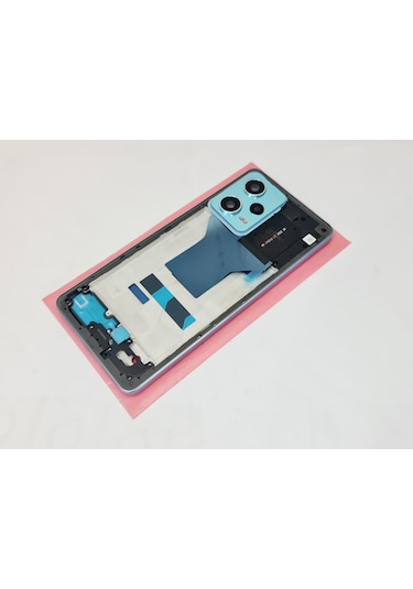 Xiaomi Redmi Note 12 Pro -5g- Uyumlu Full Kasa Arka Kapak Batarya Kapağı - Mavi Çok Renkli