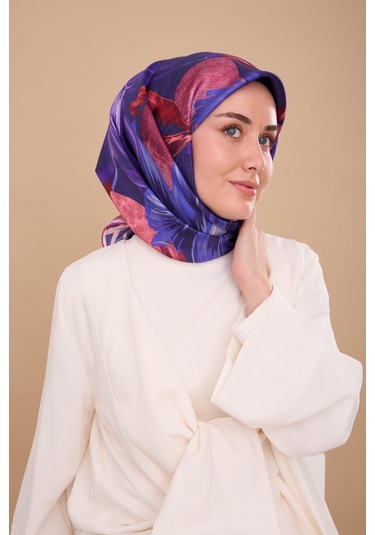 Silk Home Twill İpek Eşarp 11480-86 Morcivert, Saks, Pembe, Bordo, Mor