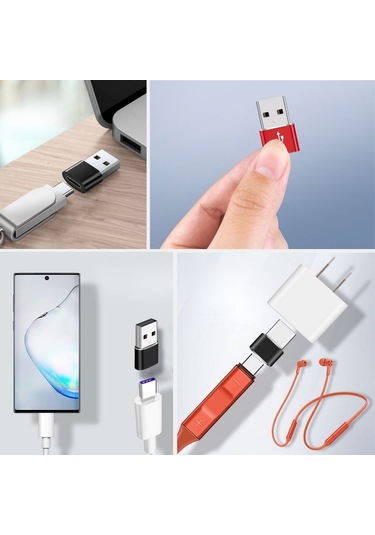Buffer Usb'den Type-c 'ye Dönüştürücü Adaptör Veri Aktarımı Sağl