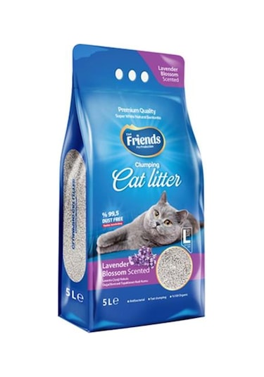 Friends Lavantalı Kedi Kumu 5 Lt