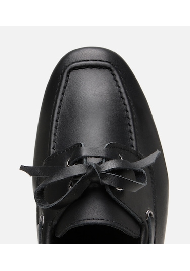 Hotiç Kadın Deri Siyah Bağcıklı Günlük Loafer 01ayh310880a100 Siyah