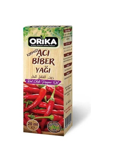 Orika Kırmızı Acı Biber Yağı 20  ML