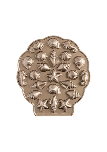 Nordicware Mini Deniz Kabukları Kek Kalıbı - Platin