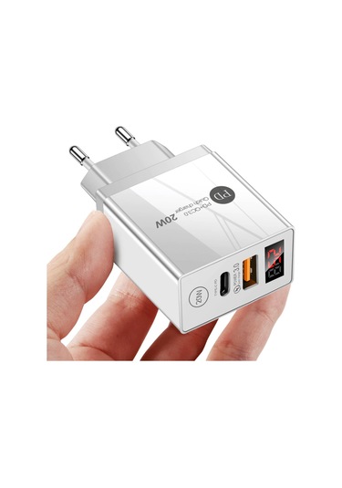 Zuidid 20W Pd + Usb Hızlı Şarj Led Göstergeli