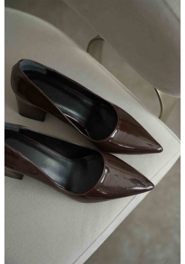 Kocadal Kocadal Valeria Acı Kahve Rugan Kadın Topuklu Ayakkabı Muhtelif