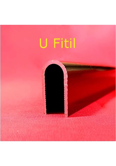 8 Mm Alüminyum Cam Balkon Fitil Bronz Renk H, H, 90°, U