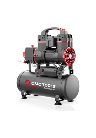 Cmc Cmc-0910 8 Litre Sessiz Yağsız Hava Kompresörü 1.2 Hp