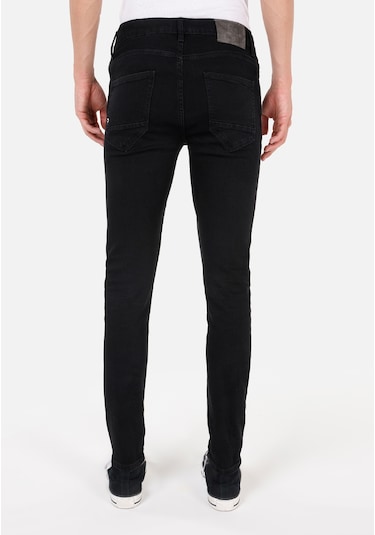 Colins 040 Alex Dar Kesim Düşük Bel Dar Paça Siyah Erkek Pantolon Cl1070537 Denim