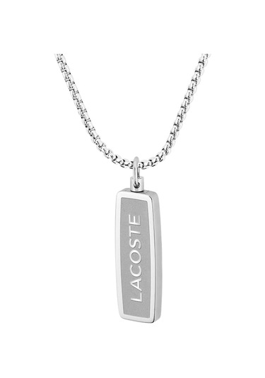 Lacoste Lacj2040536 Erkek Kolye Metalik Gri