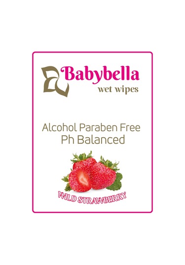 Babybella Wild Strawberry Islak Mendil 120 Yaprak 12'li Set