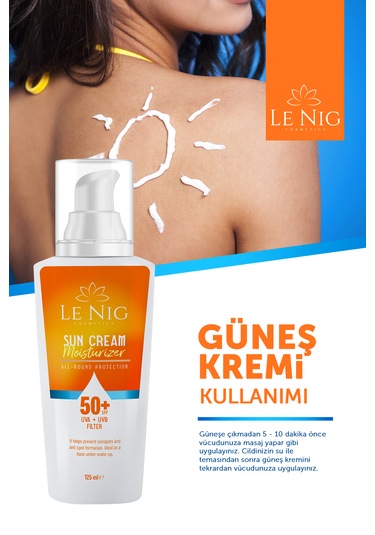 Le Nig Yüksek Koruyucu Güneş Kremi SPF50+ 125 ML