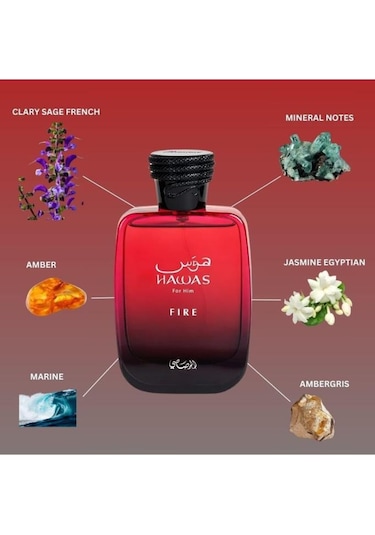 Rasasi Hawas Fire Edp 100ml Erkek Parfümü