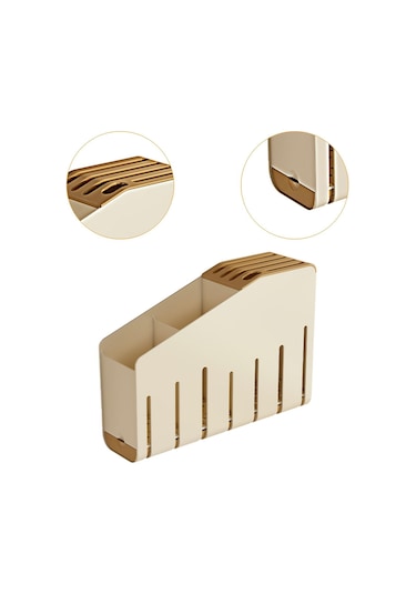 Suntek Çatal Bıçak Takımı Alet Kurutma Rafı Çubuk Beyaz