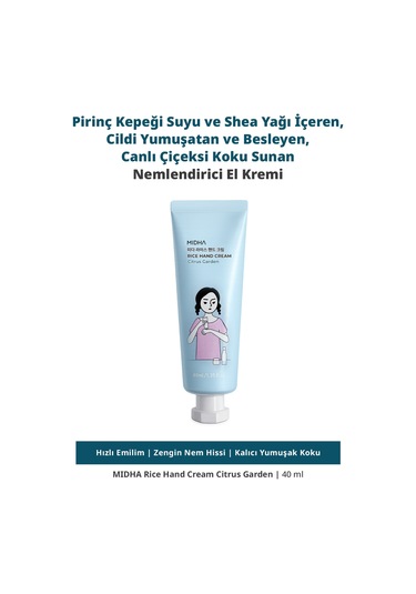 Midha Rice Hand Cream Citrus Garden