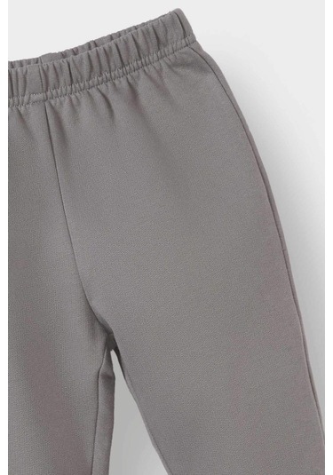 Defacto Erkek Bebek 2li Takım Baskılı Sweatshirt Eşofman Altı E8994a525augr454 Gri