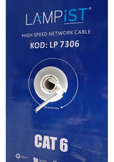 Cat 6 İnternet Kablosu 23 Awg -25 Metre