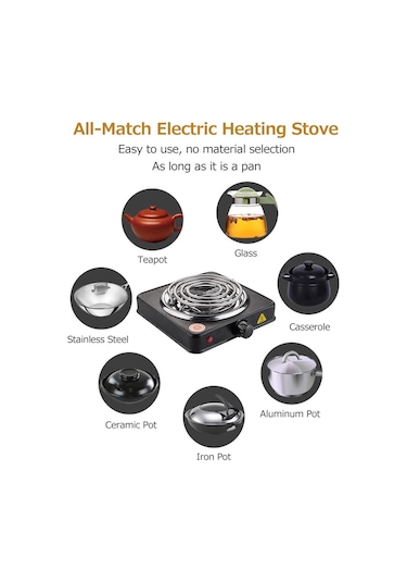 Sivris Tütsü Fırını 1000w Yüksek Güç 200-1000 Mutfak Sobası Siyah