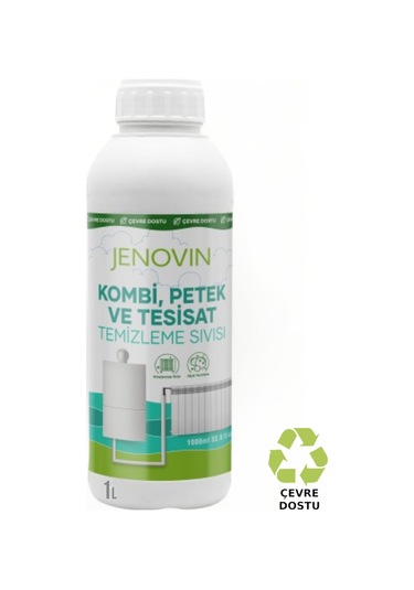 Jenovin Kombi ve Petek Tesisat Temizleme Solüsyonu 1 L Isıtma Sistemi Bakım Ürünleri