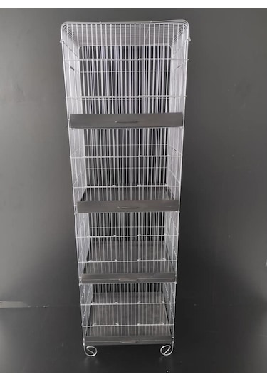 Çotanaklar Kafes Dört Katlı Üretim Kafesi Salma 40 x 32 x 131 CM