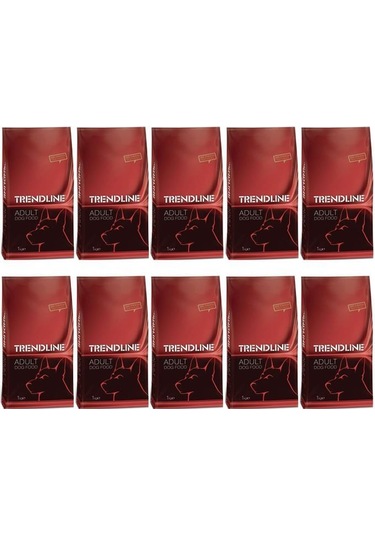 Trendline Dog Kuzu Etli Yetişkin Köpek Maması 10 x 1 KG