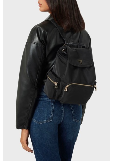 Guess Bayan Sırt Çantası Hweyg8 39532 Bla Siyah Siyah