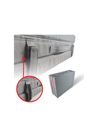 Xpermate Maxisafe Pro Şantiye Yatağı İşçi Yatağı 80x180x8 Cm Gri