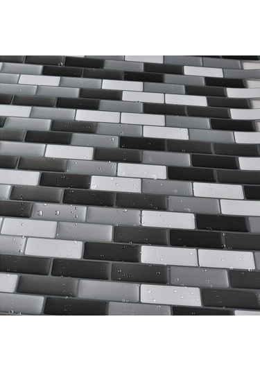 Xiyyadms 3d Duvar Sticker Pet Doğal Tuğla Desenli, Formaldehit Yok, Kolay Uygulama, Su Geçirmez, Antibakteriyel, Ev Dekorasyonu Dıy 230x230mm Çok Renkli