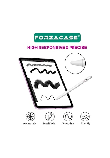 Forzacase İpad Air 13 2025 M3 13 İnç İle Uyumlu Stylus Yazı Çizim Kalemi - Fc1140