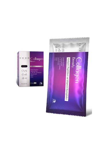 Voop Collagen Beauty Tip 1 ve Tip 3 10 Saşe