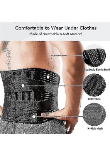 Tıbbi Sırt Bel Destek Kemeri, Bel Ortopedik Desteği, Erkekler Ve Kadınlar İçin Duruş Düzeltici, Omurga Dekompresyon Bel Eğitmeni - Kaiyi