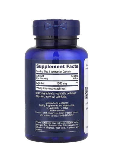 Glycine 1000 Mg 100 Kapsül -amino Acid For Healty Sleep
