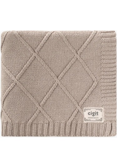 Triko Battaniye 80x100 Cm A Bej Bej