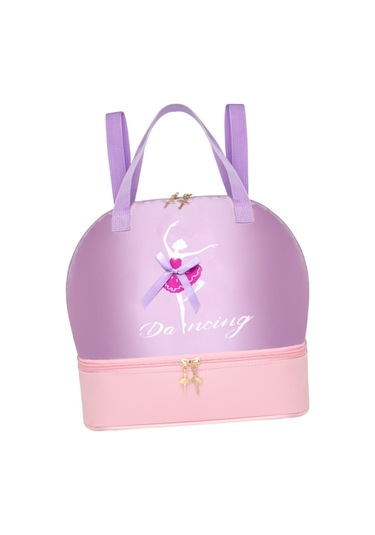 Suntek Bale Dans Sırt Çantası Sporları Seyahatleri İçin Mor Pembe