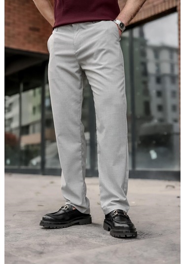 Madmext Gri Basic Erkek Pantolon E6576
