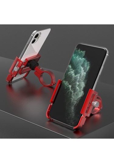 Gub P30 Alüminyum Bisiklet Telefon Tutucu Titanyum Rengi Titanyum Rengi