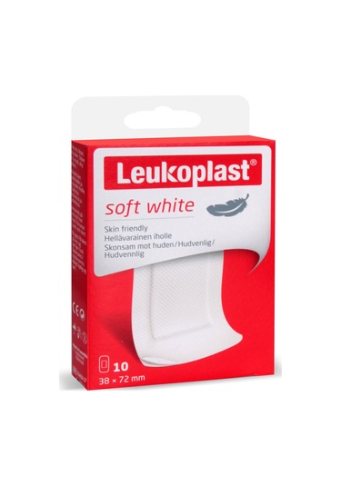 Leukoplast Soft White 38X72 Mm 10 Adet Yara Bandı