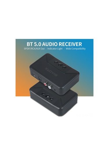 Kosona Bt300 Bluetooth 5.0 Ses Alıcısı - Kablosuz Müzik Aktarımı, Spdıf/rca/aux Çıkışlı, Masaüstü Kullanıma Uygun, Siyah