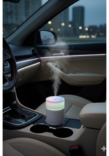 Sd12 Taşınabilir Mini Usb Hava Nemlendirici Araç Ve Ofis İçin Renkli Işıklı