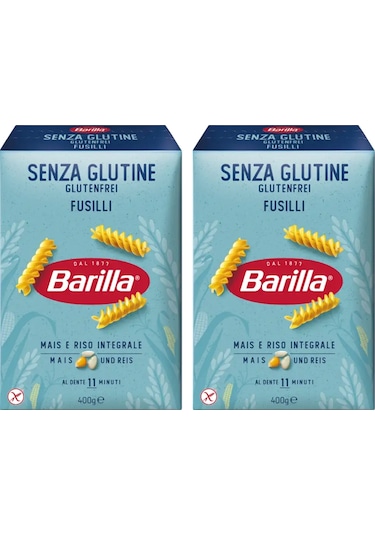 Barilla Glutensiz Fusilli Makarna 400 Gr X 2 Adet