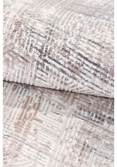 Volora Halı Koleksiyonu Yumuşak Dokulu, Modern İnce Form, Tozumaz Ve Kolay Temizlenebilir Gri - Bej
