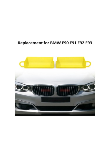 Geeksen Bmw E90 E91 E92 E93 Hava Emme Kapağı - Sarı Plastik 2'li Set 170x75x41mm