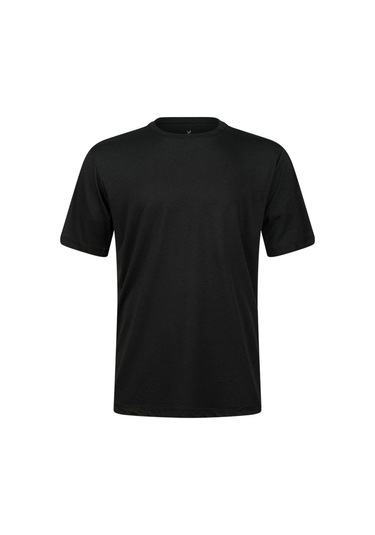 2as Axel Erkek Bisiklet Yaka T-shırt Siyah