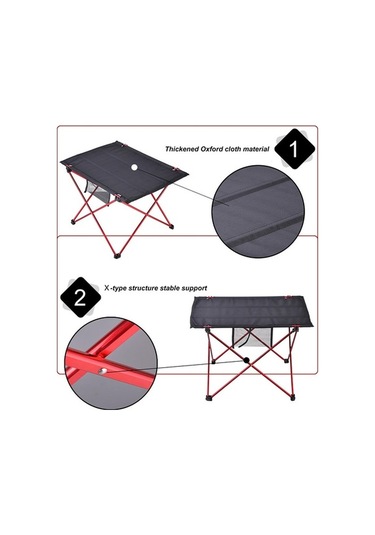 Pazly Alüminyum Alaşım Kamp Masa, Ultra Hafif Katlanır, Gümüş Renk, Spor Aksesuarları İçin Mükemmel Piknik Ve Kamp Masası Gümüş