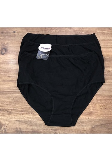 6 Lı Dr.bugyi Kadın Yüksek Bel Modal Extra Yumuşak Elastane Külot 0335 Siyah