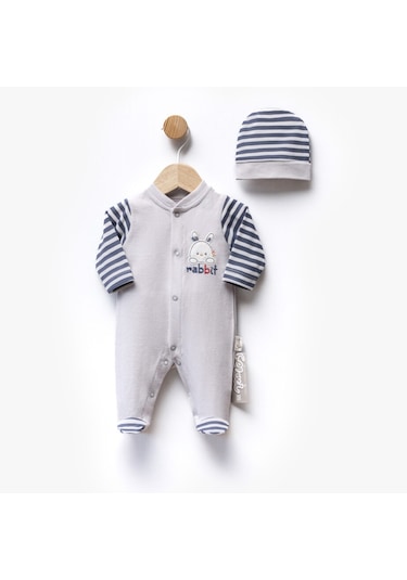 Flexi Bebek Tulumu 252304 Gri
