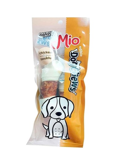 Mio Tavuklu Düğümlü Köpek Çiğneme Kemiği 2'li 11 CM 30 G