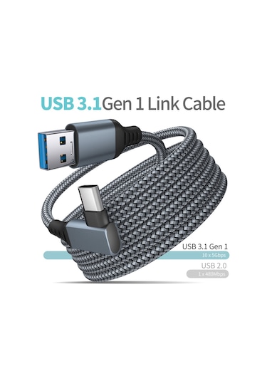 Reedark Vr Kablo 5gbps Yüksek Hızlı Veri Aktarımı, Vr Sanal Gerçeklik Başlığı Ve Pc Oyun Bağlantısı İçin Uyumlu