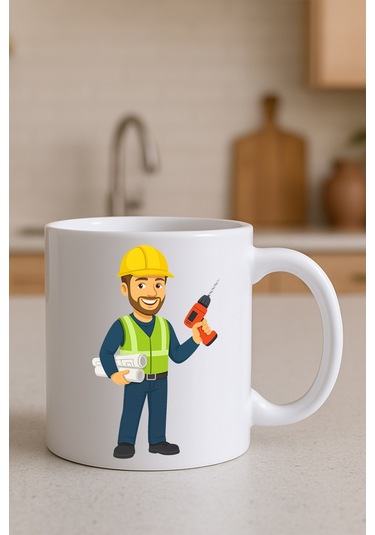 Meslek Baskılı Kupa Erkek Mühendis