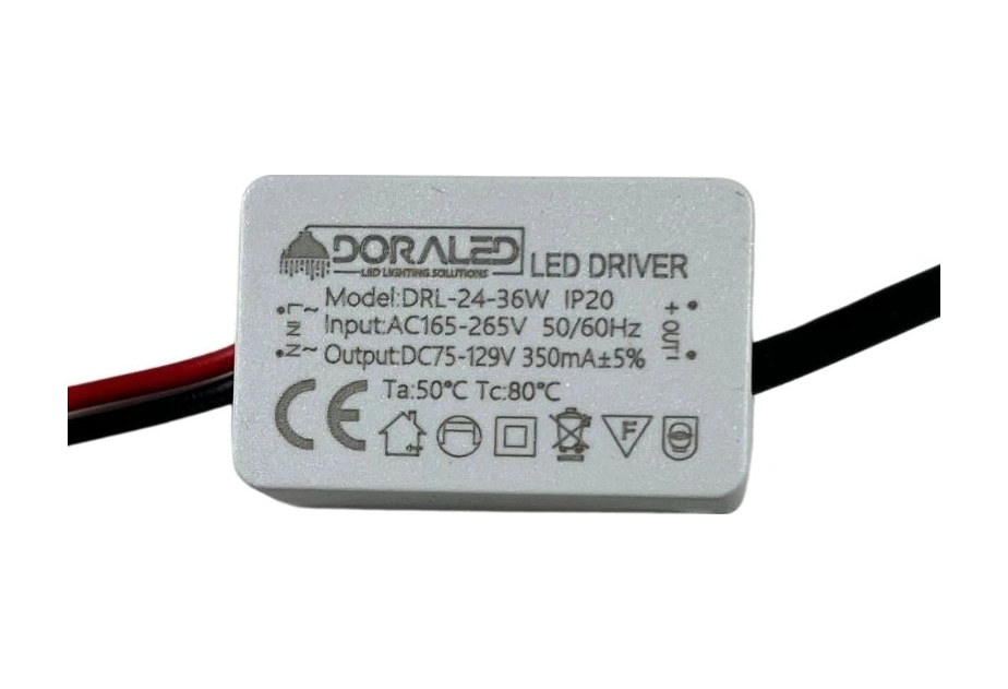24-36X1W 350Ma 70-130V Power Led Driver IP20 Power Led Sürücü